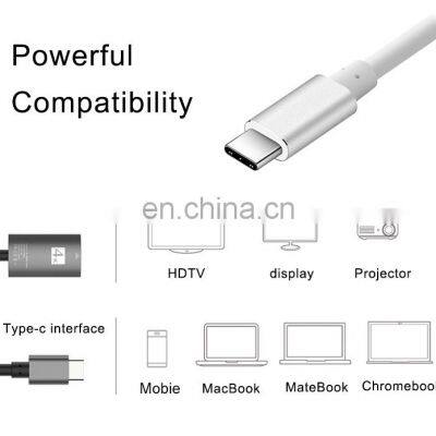 High Quality 15cm Multiple Colour Adapter Cable 4K 30Hz Type C To Hd-mi Interface For Laptop/Phone/Tv photo-5