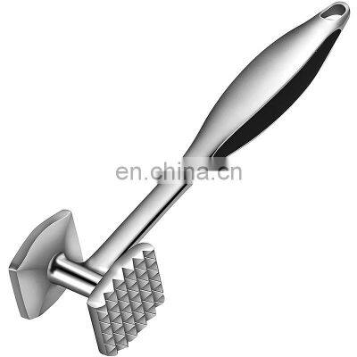 Meat Tenderizer Hammer Mallet Tool Pounder For Tenderizing Steak Beef And Poultry. With Rubber Comfort Grip Handle