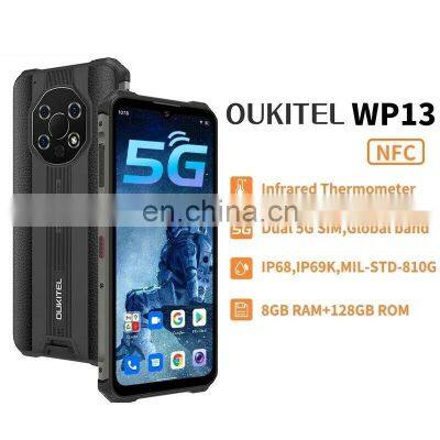 2021 Global Rugged Phone Oukitel WP13 5G 6.5inch 8+128GB Waterproof Smartphones NFC Dual Sim Android 11 Cell Phones photo-4