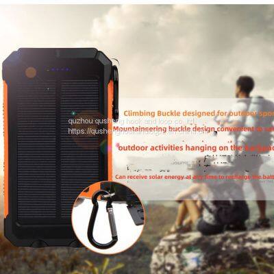 Waterproof Solar Power Bank 20000mah Solar Charger Mobile Power Phone Solar Charging photo-5