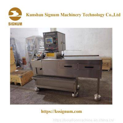 Chicken stock soup broth bouillon cube wrap packing machine