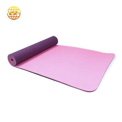 Custom Eco Friendly Non Slip 6mm Tpe Yoga Mat photo-2