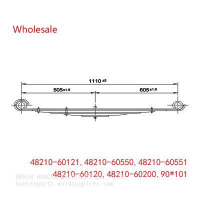 48210-60121, 48210-60550, 48210-60551, BJ42LV, BJ70LV, 48210-60120, 48210-60200, 90*101 Toyota Rear Axle Leaf Spring Wholesale