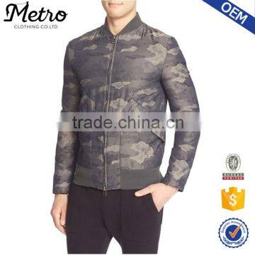 Wholesale Men's Stylish Mens Camo Bomber Jackets