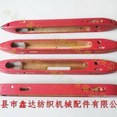 Wooden Shuttle With Red Steel Paper For Silk Loom