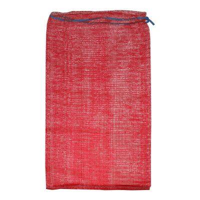 OEM/ODM Wholesale Reusable Red Pp Mesh Bag Round Woven Vegetable / Fruit Mesh Bag