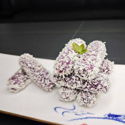 Premium Purple Charm Taro Cake - Natural Taro Ingredients Moist Fluffy Layered Delicious Healthy Treat photo-3