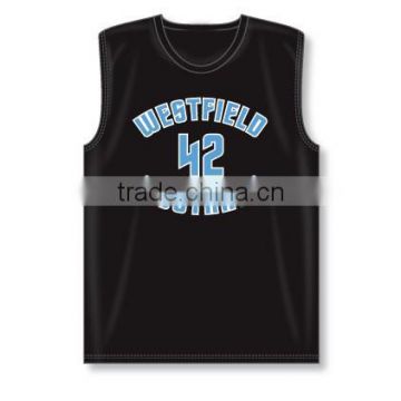 The mesh basketball jersey