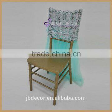 C186C Jenny Bridal Fancy Turquoise Chiavari Chair Cover for Wedding Quality Choice photo-2