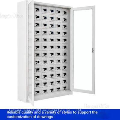 Mobile Phone Charging Locker With Ventilation Holes |Anti-Theft 24 Door Metal Steel | for Office Workplace Employee Cell Phone Storage