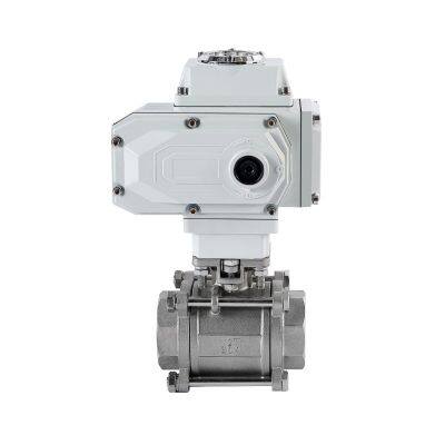 Stainless Steel Electric Three Piece Ball Valve photo-2