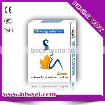 OEM packing natural latex condoms sex condom neutral pack good condom