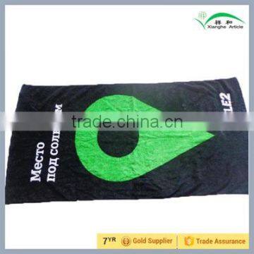 100% cotton velour reactive printing beach towel