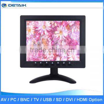 DTK-0808C 8 inch Small Size BNC Input LCD CCTV Monitor