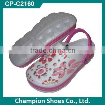 EVA Injection Cross Shoes with Water Transfer Printing