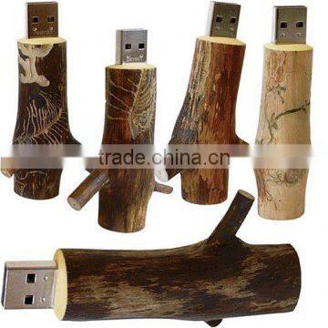Branches Style Wooden USB Memory Drive, Promotion Usb Disk photo-3