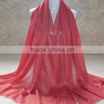 New Arrival Gold Glitter Fashion Muslim Hijab Shimmer Scarf Quality Choice photo-2