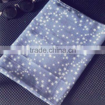 Wholesale Fall Winter Women Fashion Star Printed Cotton Rayon Scarf