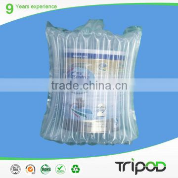 Protective Column Air Bag Packaging Air Inflatable Bag For Milk Powder Cans