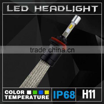30000hrs 6000k/3000K/4300K Car Headlight LED H11 Bulbs