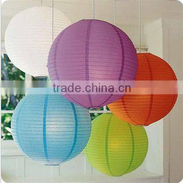 Hanging Round Paper Lantern for Family Meeting Room Decor