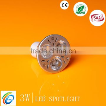 50000hrs 12v 220v GU10 3W LED spotlight SHS002-3W