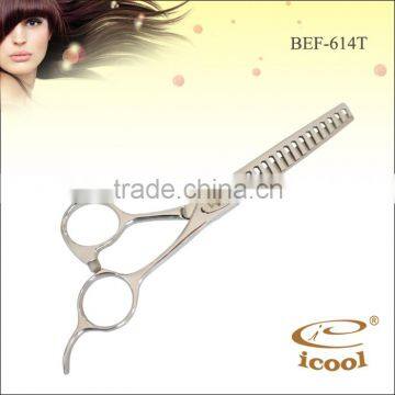 ICOOL BEF-614T barber stylist thinning scissors with straight teeth