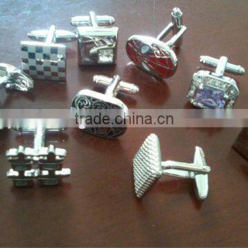 Custom Made High Quality Cufflink With Diamond