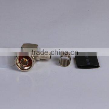 N male, right angle, crimp tpye for cable RG213 rf connector