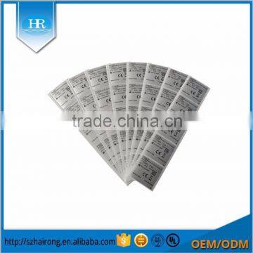 Accept Custom Order Matt Sliver Small Letter Sticker photo-6