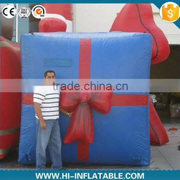 2015 inflatable Christmas decoration inflatable gift box