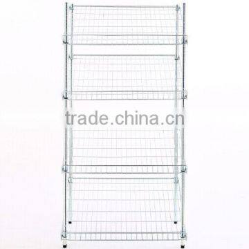 Zinc Plated Wire Newspaper Rack photo-4