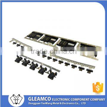 OEM Metal PCB Connector With Plastic Injection