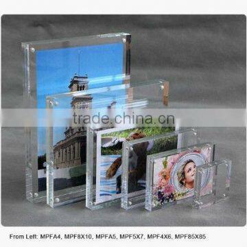 cheap photo frame clear premium Acrylic/PMMA/Plexiglass Magnetic Photo Frame