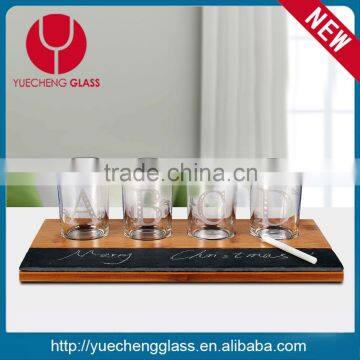 mini wine glass shaped shot glass and tourist souvenir shot glass