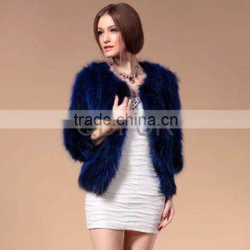 QD29363 4 Colour Korea Style Raccoon Fur Jacket From China