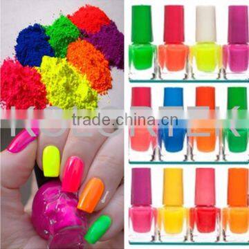 Neon Coloured Dripping Nail Pigment