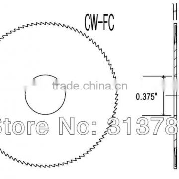 saw blades CW-FC CARBIDE slotters for HPC Blitz,Switch Blitz,CodeMax,Tiger SHARK key machine