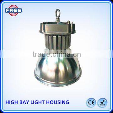 Led Extruded Aluminum High Bay Light Housing With Heating Radiators and pc for Indoor Playground