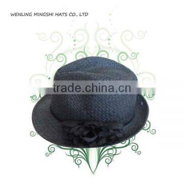 popular summer trilby fedora hat for lady