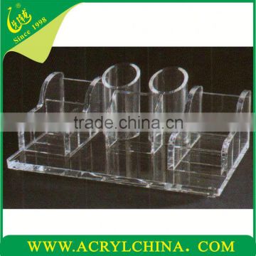 Acrylic stationery organizer /acrylic accessories organizer /acrylic desktop pen stand