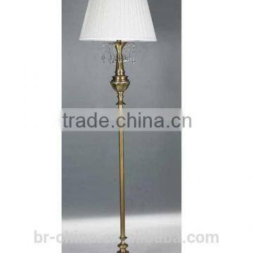 CE/UL/SAA brass floor lamp crystal decoration FL21715