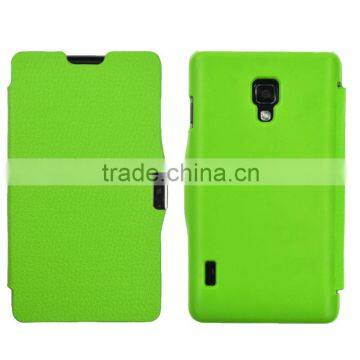 Lichee Texture Flip Leather case with Magnet Button for LG P715