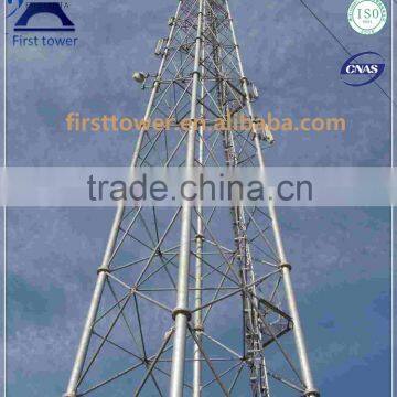 Good Service Galvanized Self Supporting Tower Telecom Pole photo-4