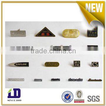 brand metal plate / metal logo plate for furniture