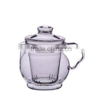 Borosilicate Glass tea pot for one person use