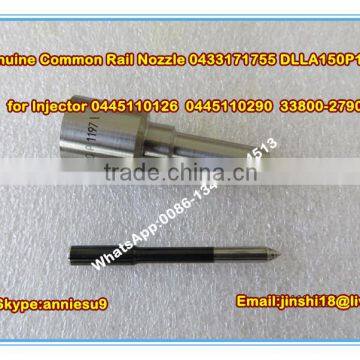 Genuine Common Rail Nozzle 0433171755 DLLA150P1197 for Injector 0445110126 0445110290 33800-27900