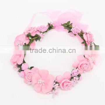 DSFG001C Hot Diy Flower Crown Garland Children's Hair Accessory Head Band/ Hair Band photo-4
