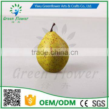 Greenflower 2016 Wholesale artificial Pear China handmake forma fruit for school resturant decoration