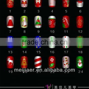False Fake Artificial nails,christmas nail tips